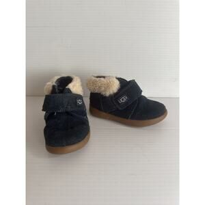UGG NOLEN CHUKKA Sheepskin Suede Boot Toddlers' Navy US 7